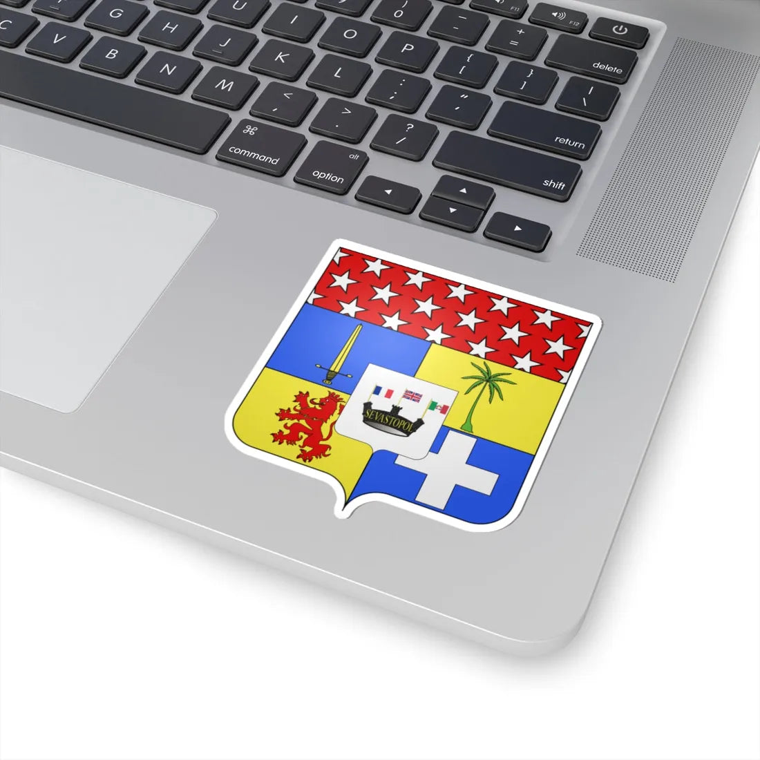 Blason Aimable Pélissier 1794-1864 duc de Malakoff Second Empire (France) (Coat of Arms) STICKER Vinyl Kiss-Cut Decal - The Sticker Space