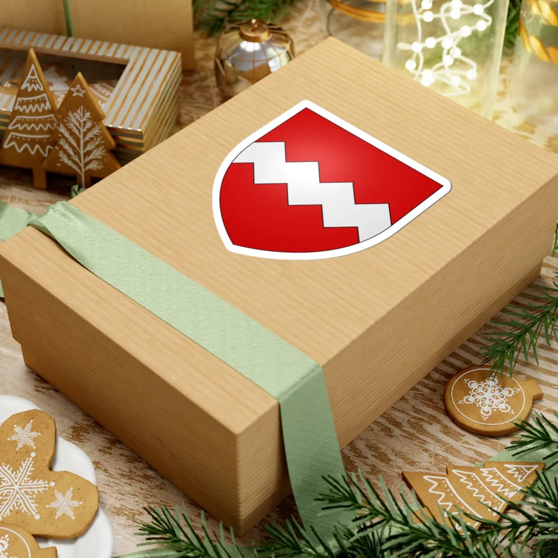 Blason Albert Mourer selon Gelre (Denmark) (Coat of Arms) STICKER Vinyl Kiss-Cut Decal - The Sticker Space