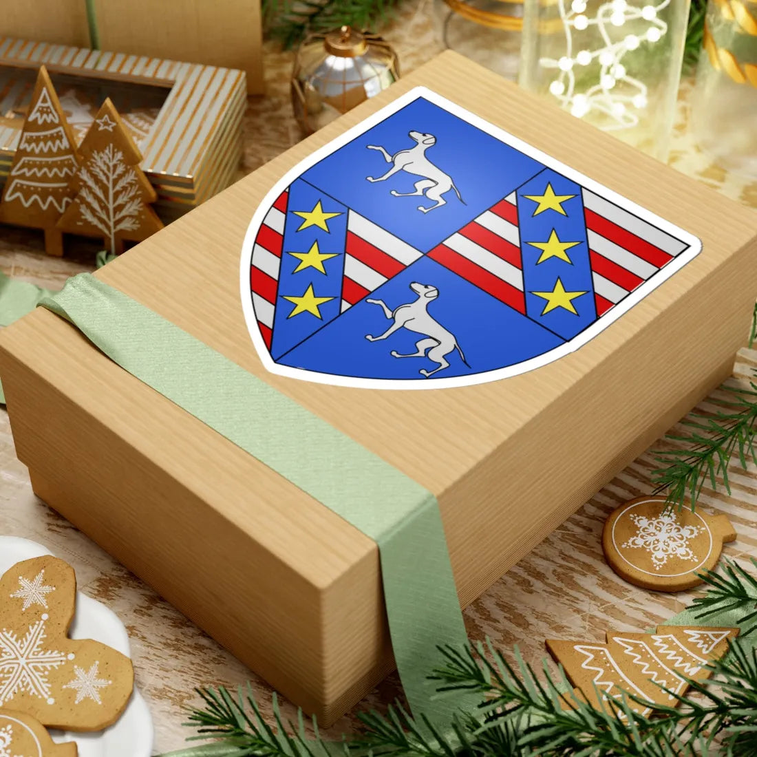 Blason Alies Raymond (France) (Coat of Arms) STICKER Vinyl Kiss-Cut Decal - The Sticker Space