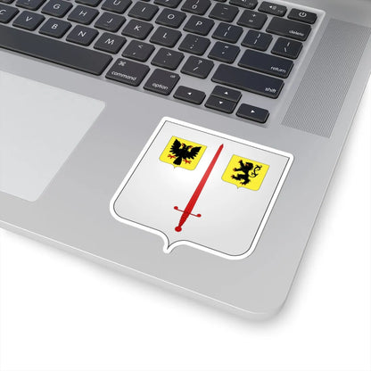 Blason Alost (Belgium) (Coat of Arms) STICKER Vinyl Kiss-Cut Decal - The Sticker Space