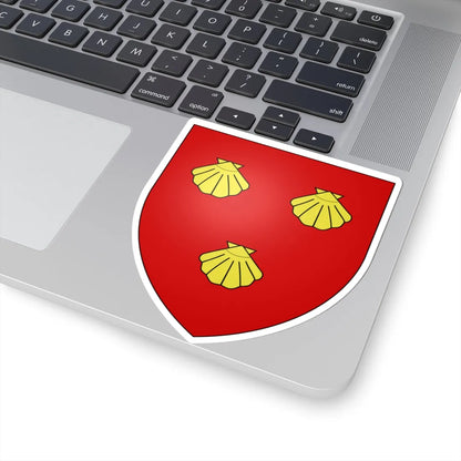 Blason Amanzé (France) (Coat of Arms) STICKER Vinyl Kiss-Cut Decal - The Sticker Space