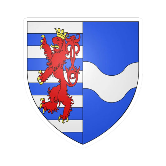 Blason Amblève (Belgium) (Coat of Arms) STICKER Vinyl Kiss-Cut Decal 2 Inch White - The Sticker Space
