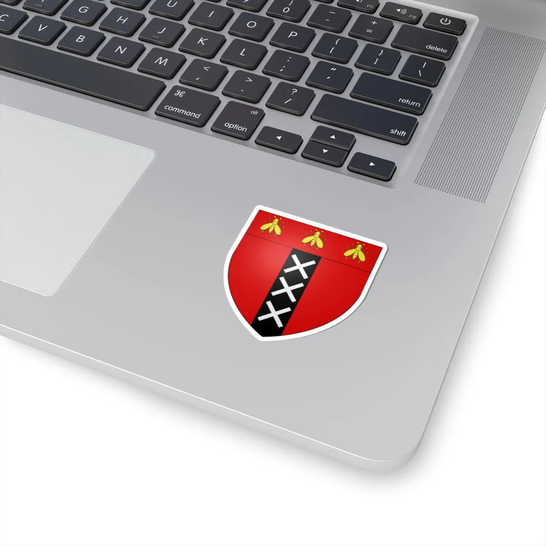 Blason Amsterdam Empire sans ornements (Netherlands) (Coat of Arms) STICKER Vinyl Kiss-Cut Decal - The Sticker Space