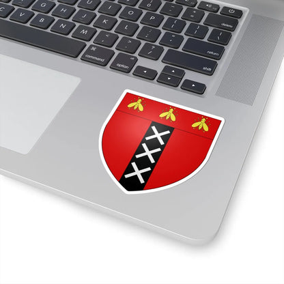 Blason Amsterdam Empire sans ornements (Netherlands) (Coat of Arms) STICKER Vinyl Kiss-Cut Decal - The Sticker Space