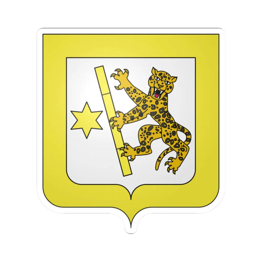 Blason André de Spirlet (Belgium) (Coat of Arms) STICKER Vinyl Kiss-Cut Decal 2 Inch White - The Sticker Space