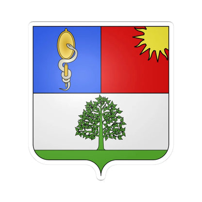 Blason André Joseph Abrial 1758-1820 (France) (Coat of Arms) STICKER Vinyl Kiss-Cut Decal 3 Inch White - The Sticker Space