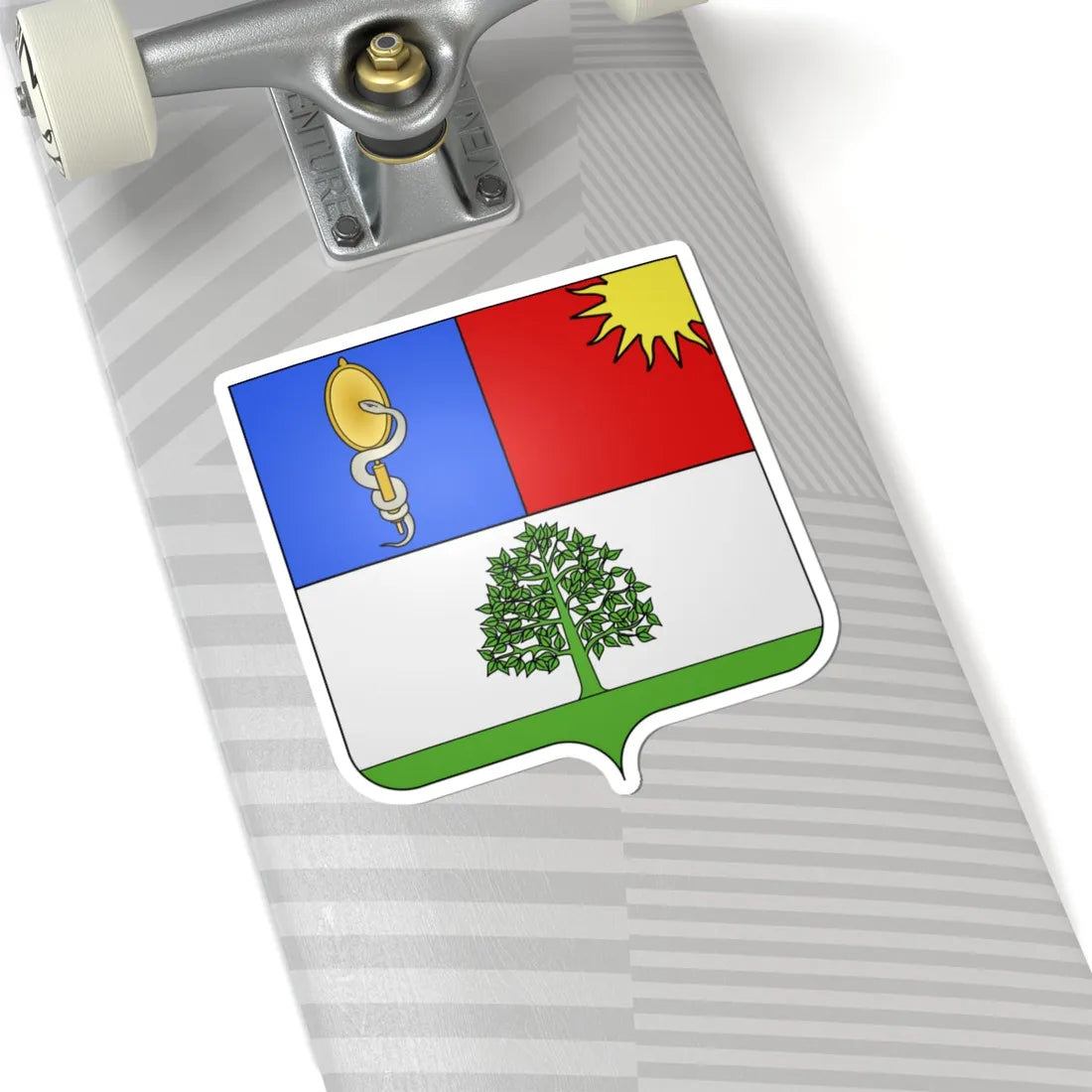 Blason André Joseph Abrial 1758-1820 (France) (Coat of Arms) STICKER Vinyl Kiss-Cut Decal - The Sticker Space