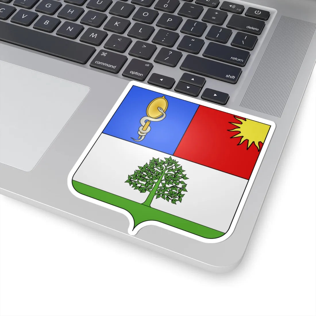 Blason André Joseph Abrial 1758-1820 (France) (Coat of Arms) STICKER Vinyl Kiss-Cut Decal - The Sticker Space