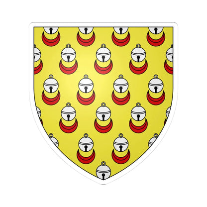 Blason Anglure (France) (Coat of Arms) STICKER Vinyl Kiss-Cut Decal 3 Inch White - The Sticker Space