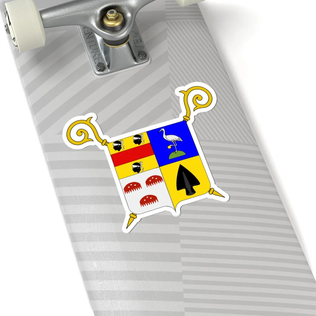 Blason Anhée (Belgium) (Coat of Arms) STICKER Vinyl Kiss-Cut Decal - The Sticker Space