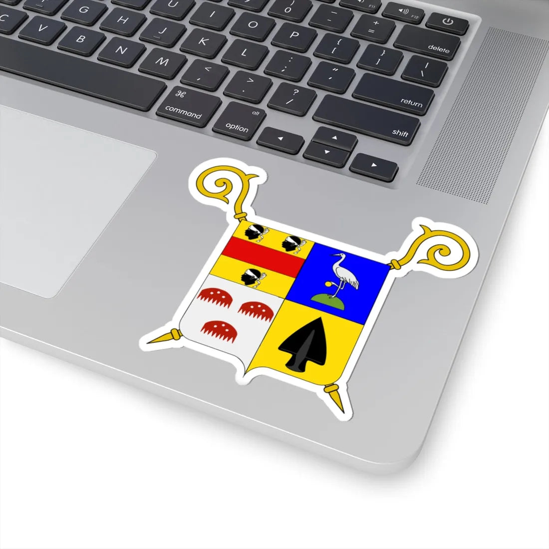 Blason Anhée (Belgium) (Coat of Arms) STICKER Vinyl Kiss-Cut Decal - The Sticker Space
