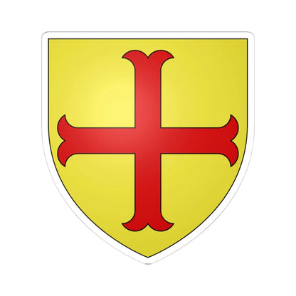 Blason Annoeullin 59 (France) (Coat of Arms) STICKER Vinyl Kiss-Cut Decal 4 Inch White - The Sticker Space