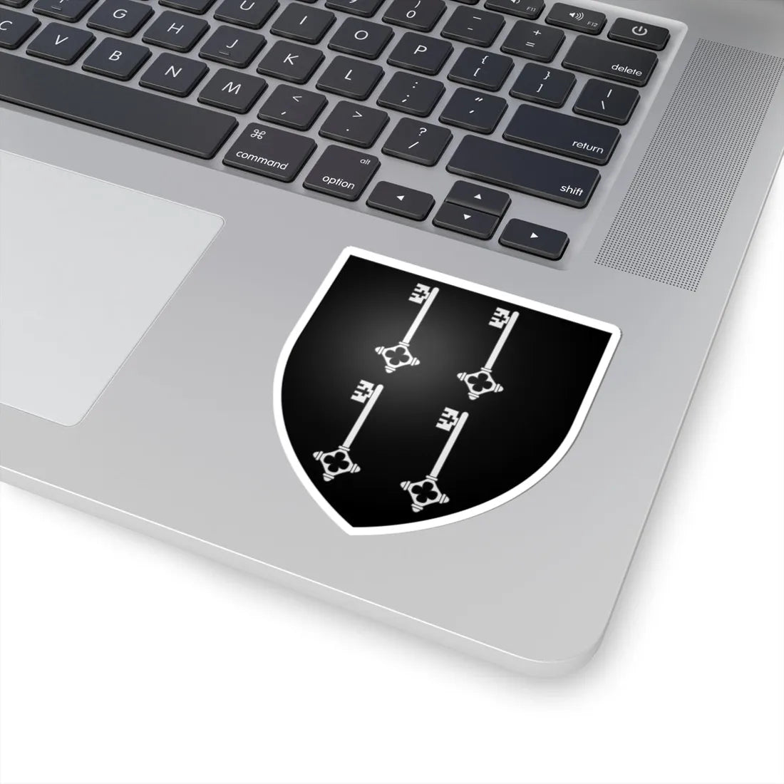 Blason Anzin 59 (France) (Coat of Arms) STICKER Vinyl Kiss-Cut Decal - The Sticker Space