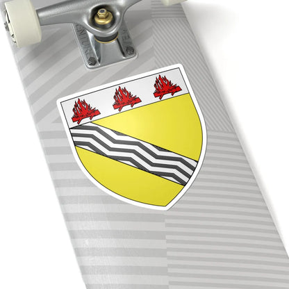 Blason Anzin (France) (Coat of Arms) STICKER Vinyl Kiss-Cut Decal - The Sticker Space