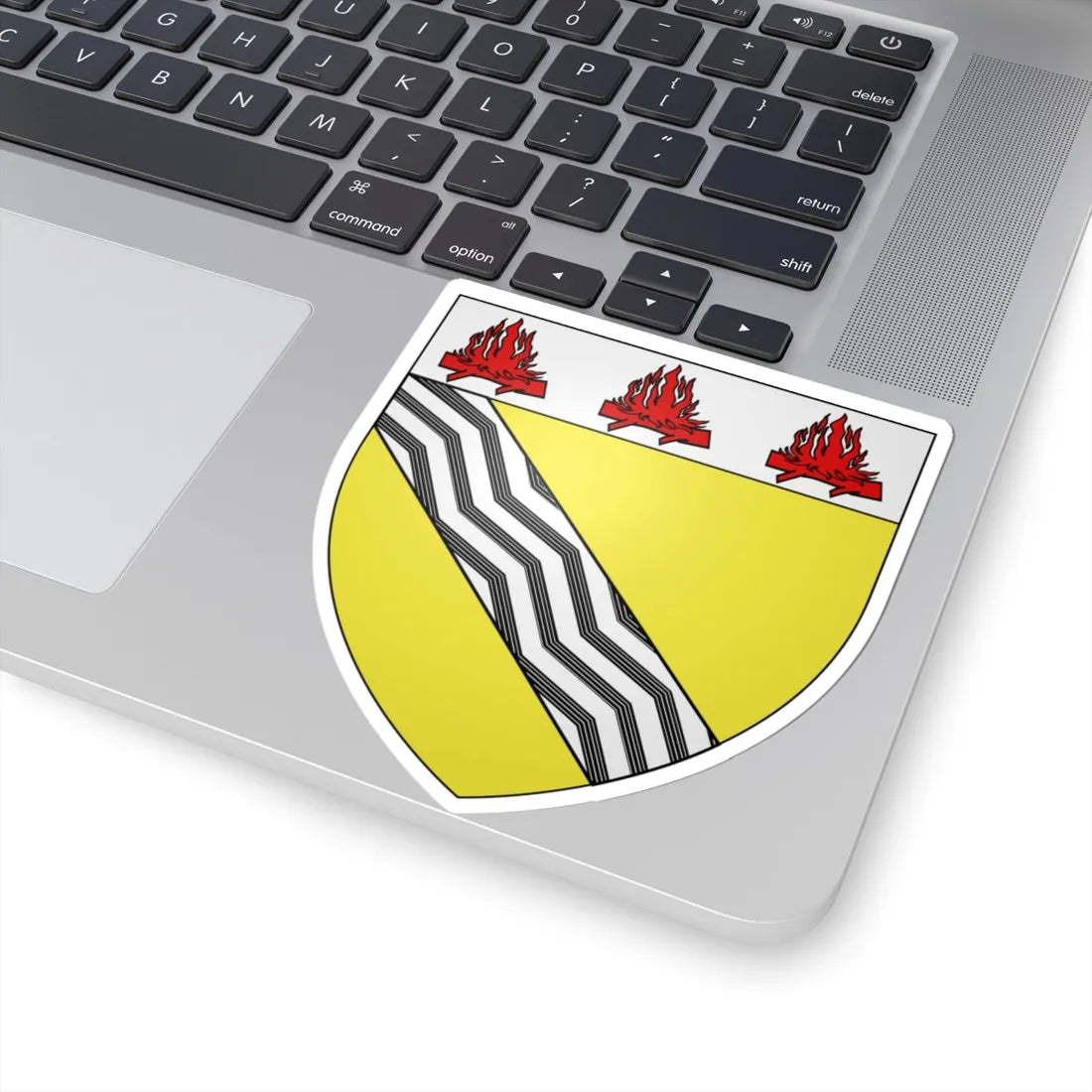 Blason Anzin (France) (Coat of Arms) STICKER Vinyl Kiss-Cut Decal - The Sticker Space