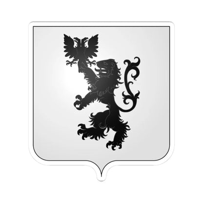 Blason Assenede (Belgium) (Coat of Arms) STICKER Vinyl Kiss-Cut Decal 3 Inch White - The Sticker Space
