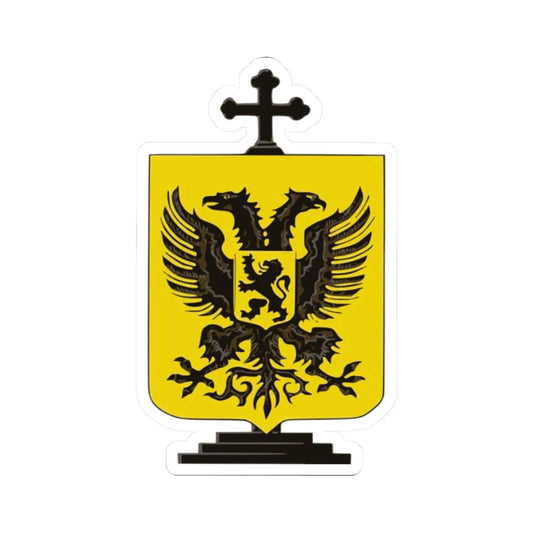 Blason AthBelgique (Belgium) (Coat of Arms) STICKER Vinyl Kiss-Cut Decal 2 Inch White - The Sticker Space