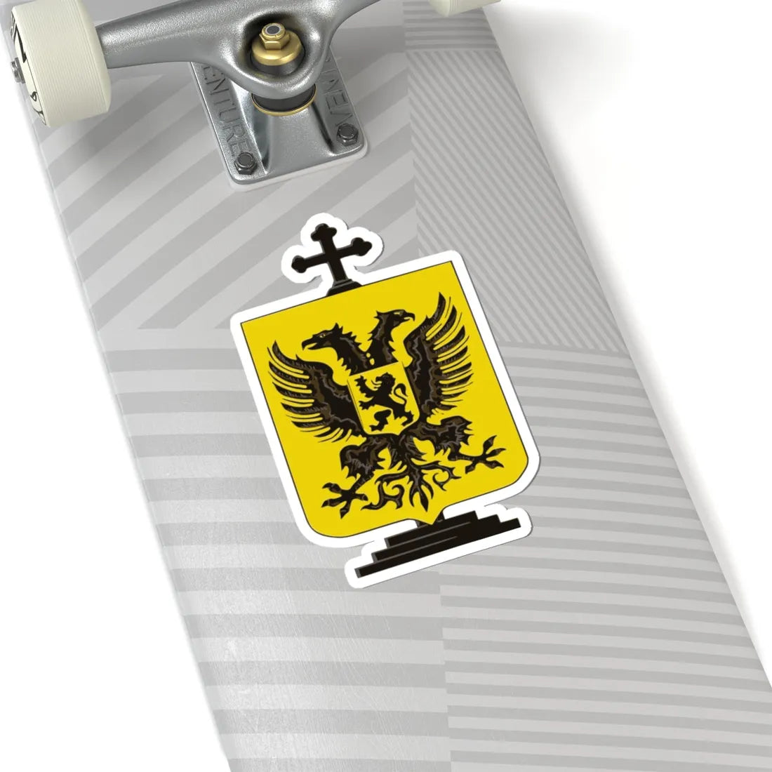 Blason AthBelgique (Belgium) (Coat of Arms) STICKER Vinyl Kiss-Cut Decal - The Sticker Space