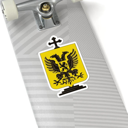 Blason AthBelgique (Belgium) (Coat of Arms) STICKER Vinyl Kiss-Cut Decal - The Sticker Space