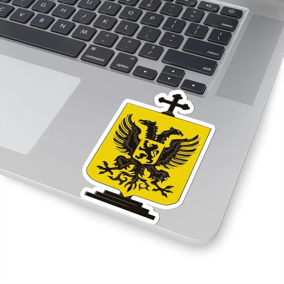 Blason AthBelgique (Belgium) (Coat of Arms) STICKER Vinyl Kiss-Cut Decal - The Sticker Space