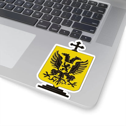 Blason AthBelgique (Belgium) (Coat of Arms) STICKER Vinyl Kiss-Cut Decal - The Sticker Space