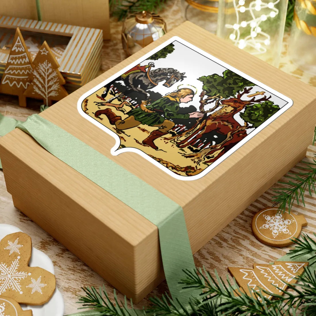 Blason Aubel (Belgium) (Coat of Arms) STICKER Vinyl Kiss-Cut Decal - The Sticker Space