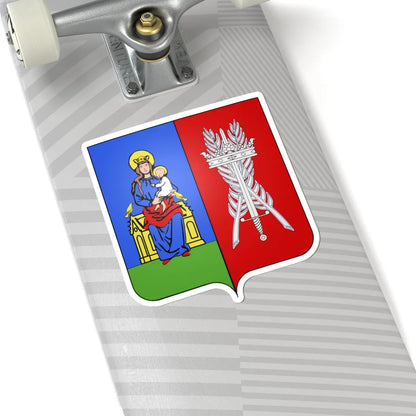 Blason Auderghem (Belgium) (Coat of Arms) STICKER Vinyl Kiss-Cut Decal - The Sticker Space