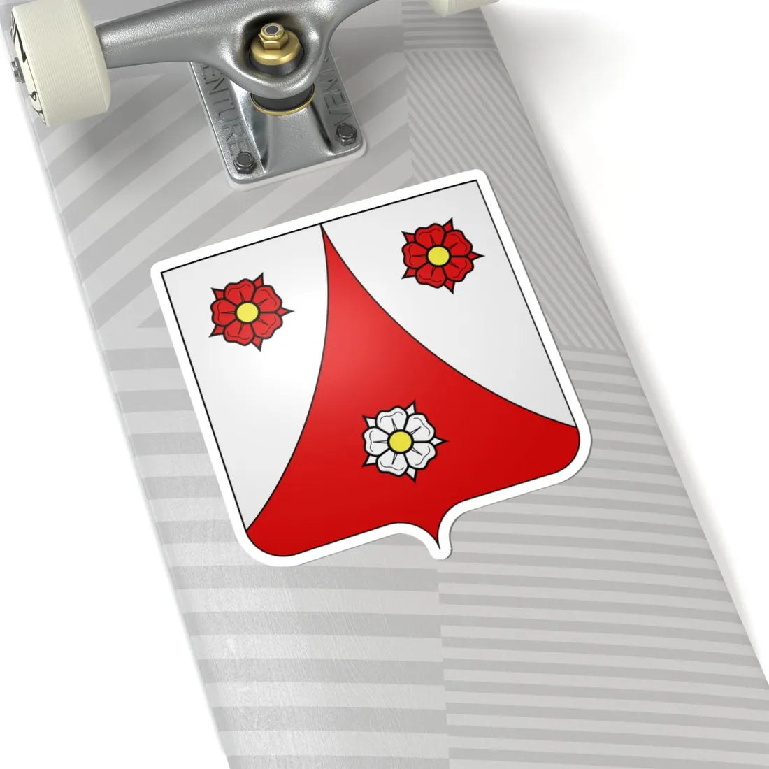 Blason Baelen (Belgium) (Coat of Arms) STICKER Vinyl Kiss-Cut Decal - The Sticker Space