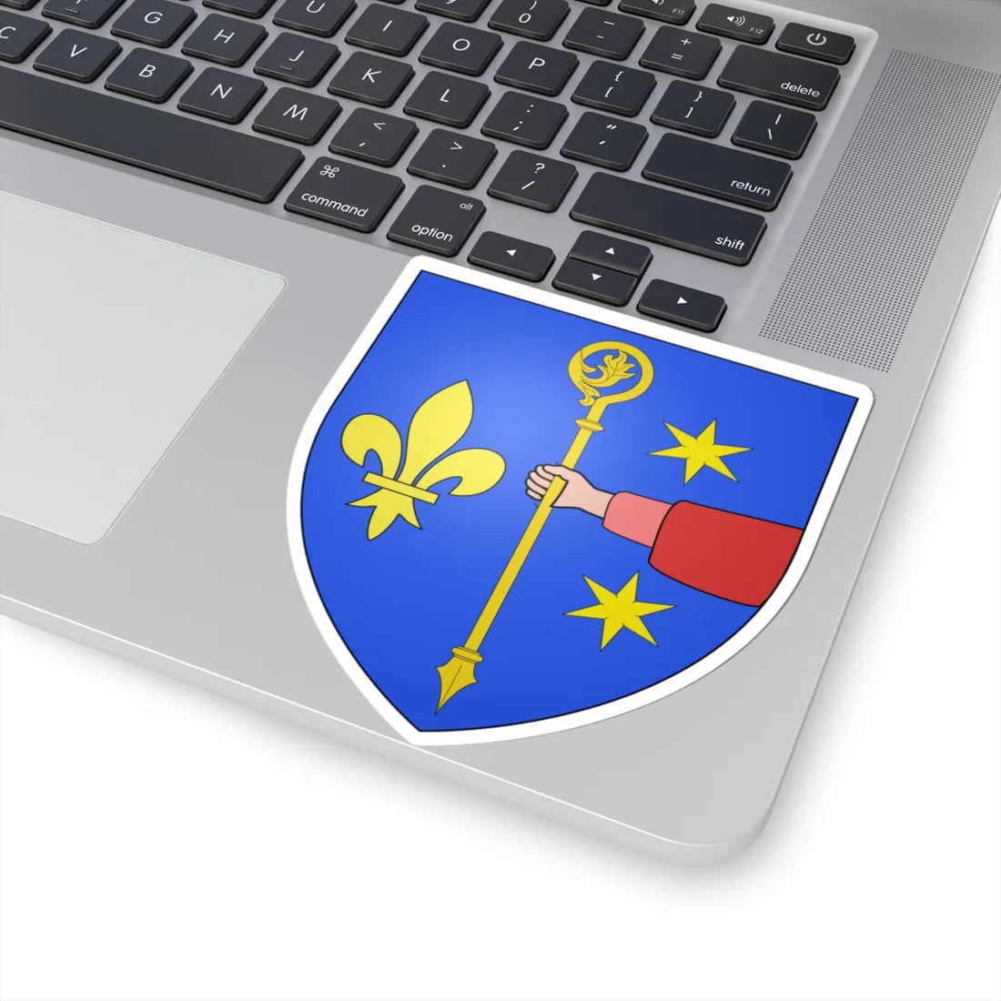 Blason Bassenge (Belgium) (Coat of Arms) STICKER Vinyl Kiss-Cut Decal - The Sticker Space