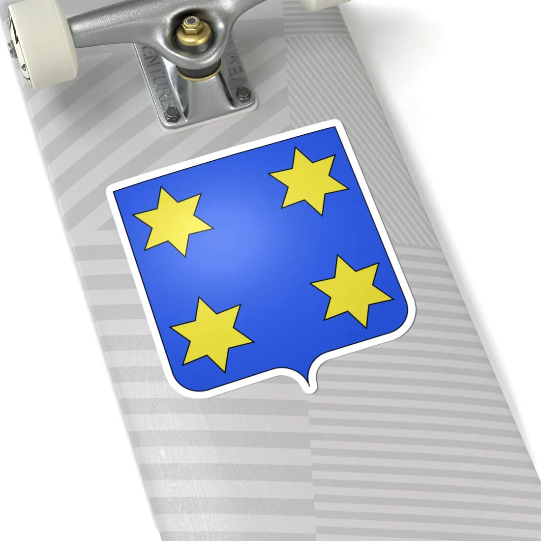 Blason be Abbaye de Bonne-Espérance (Belgium) (Coat of Arms) STICKER Vinyl Kiss-Cut Decal - The Sticker Space