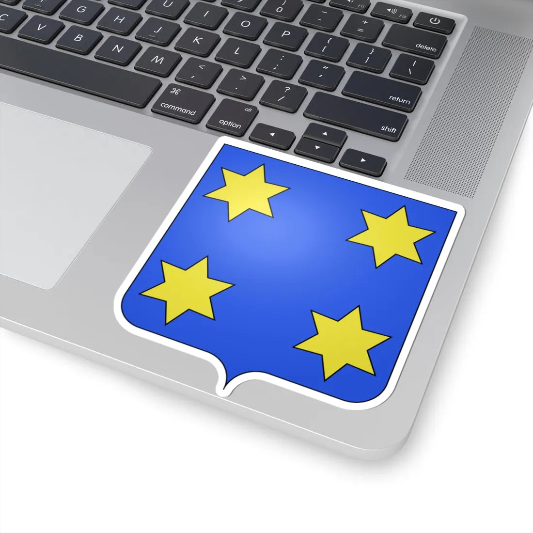 Blason be Abbaye de Bonne-Espérance (Belgium) (Coat of Arms) STICKER Vinyl Kiss-Cut Decal - The Sticker Space