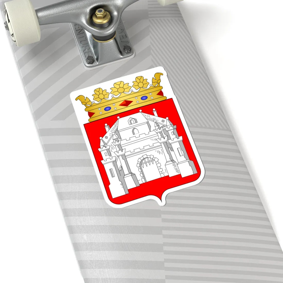 Blason Beaumont Hainaut (Belgium) (Coat of Arms) STICKER Vinyl Kiss-Cut Decal - The Sticker Space