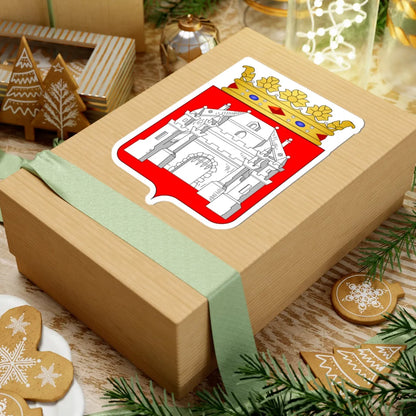 Blason Beaumont Hainaut (Belgium) (Coat of Arms) STICKER Vinyl Kiss-Cut Decal - The Sticker Space