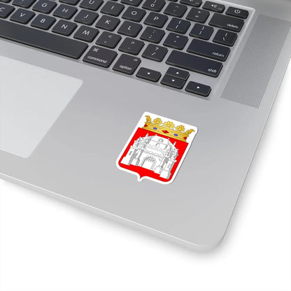 Blason Beaumont Hainaut (Belgium) (Coat of Arms) STICKER Vinyl Kiss-Cut Decal - The Sticker Space