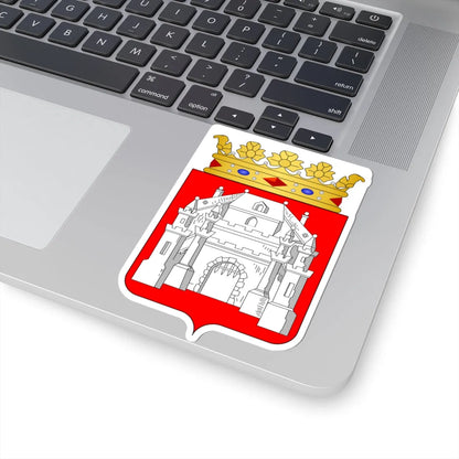 Blason Beaumont Hainaut (Belgium) (Coat of Arms) STICKER Vinyl Kiss-Cut Decal - The Sticker Space