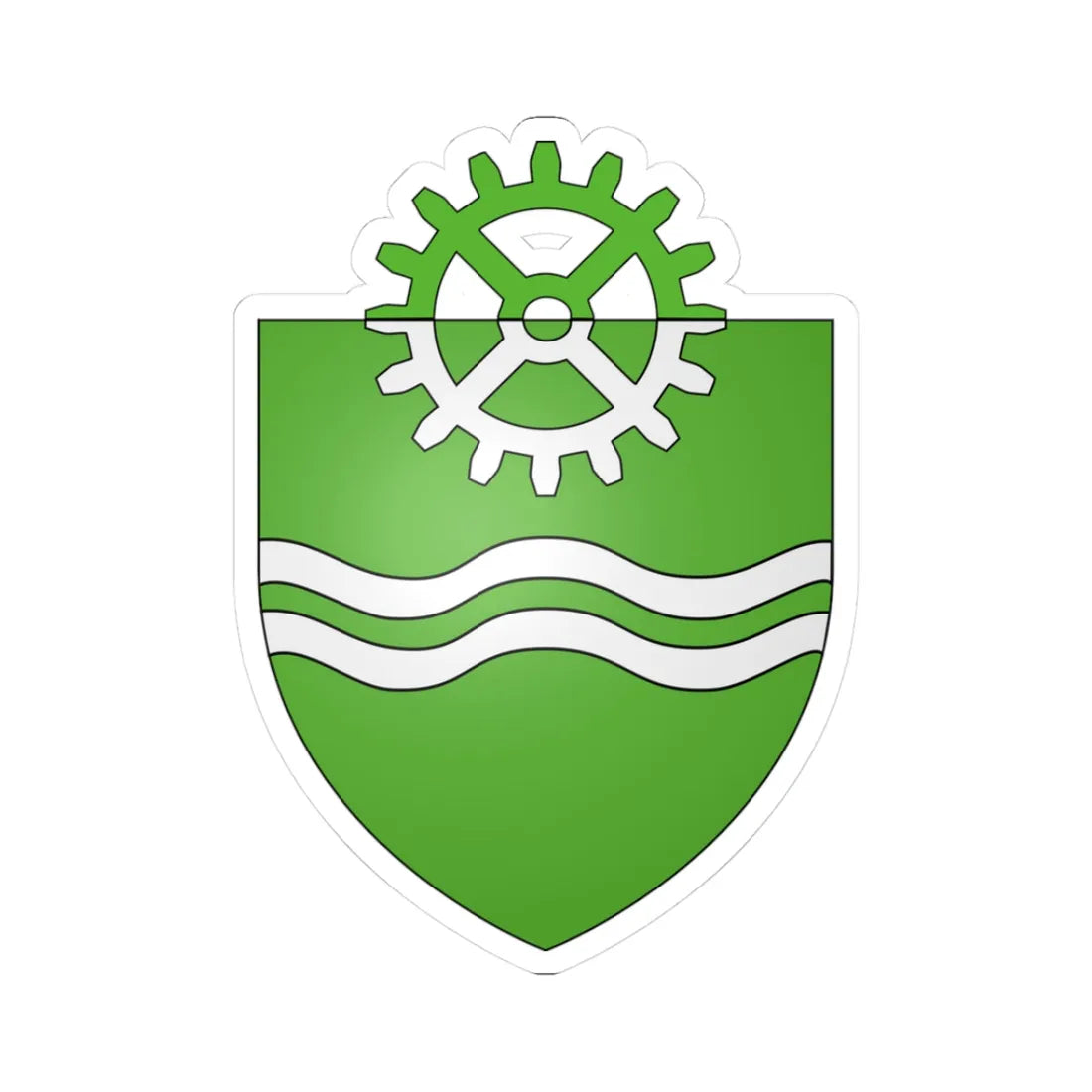 Blason becancour (Canada) (Coat of Arms) STICKER Vinyl Kiss-Cut Decal - The Sticker Space