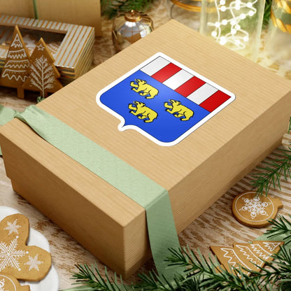 Blason Beernem (Belgium) (Coat of Arms) STICKER Vinyl Kiss-Cut Decal - The Sticker Space