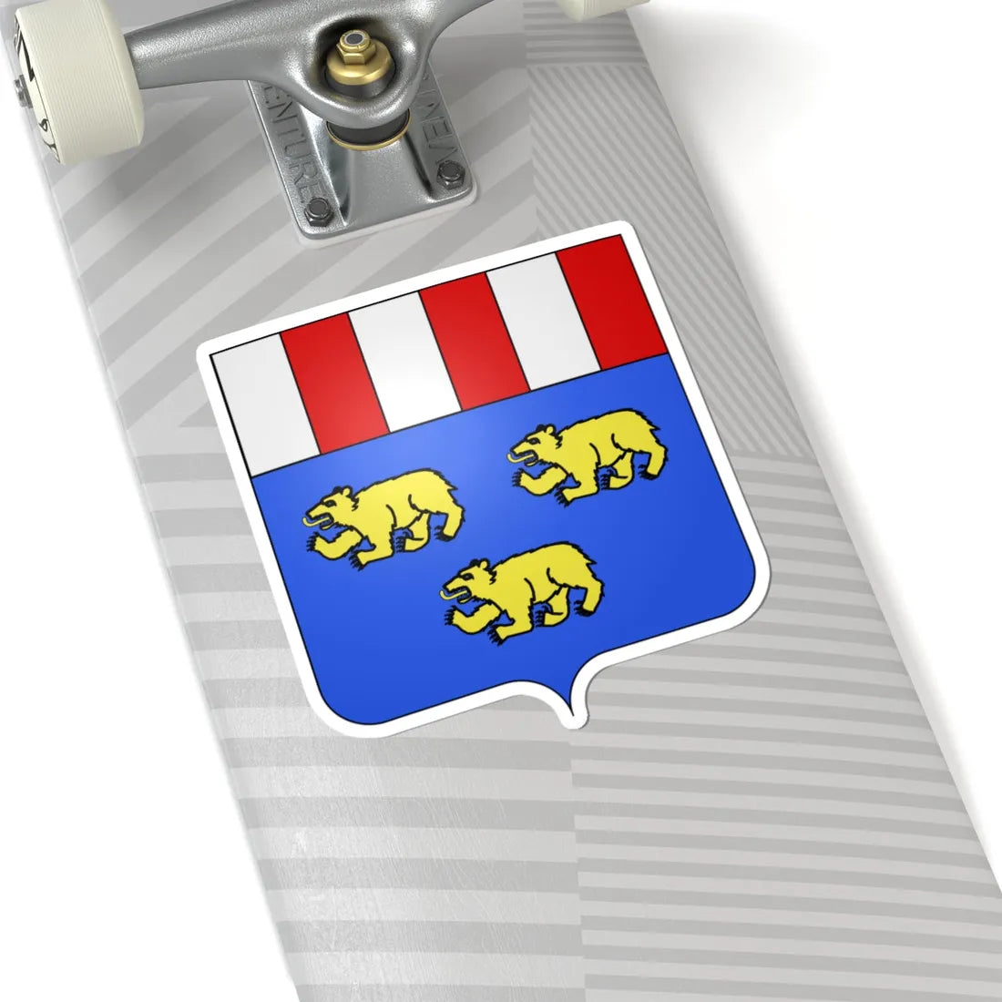 Blason Beernem (Belgium) (Coat of Arms) STICKER Vinyl Kiss-Cut Decal - The Sticker Space