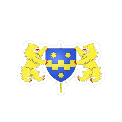 Blason Beerse (Belgium) (Coat of Arms) STICKER Vinyl Kiss-Cut Decal 3 Inch White - The Sticker Space