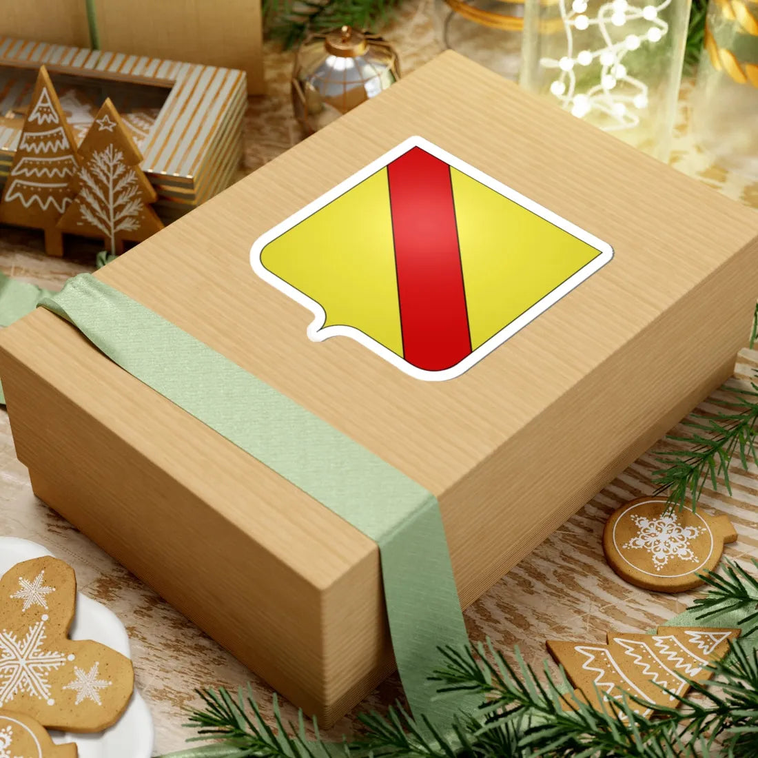 Blason Beloeil (Belgium) (Coat of Arms) STICKER Vinyl Kiss-Cut Decal - The Sticker Space