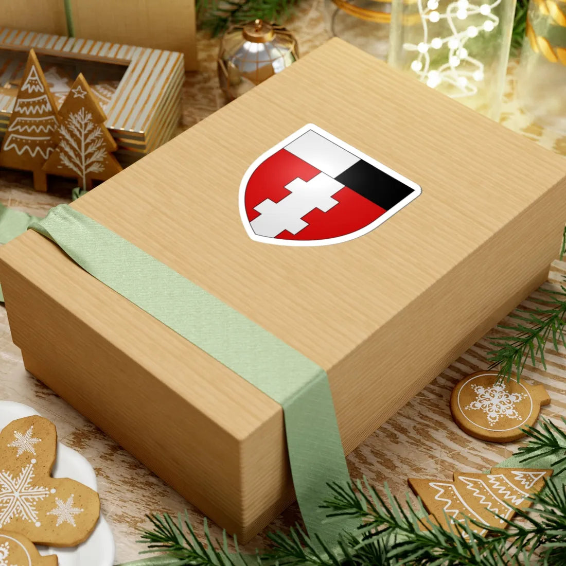 Blason BenoitXI (Italy) (Coat of Arms) STICKER Vinyl Kiss-Cut Decal - The Sticker Space