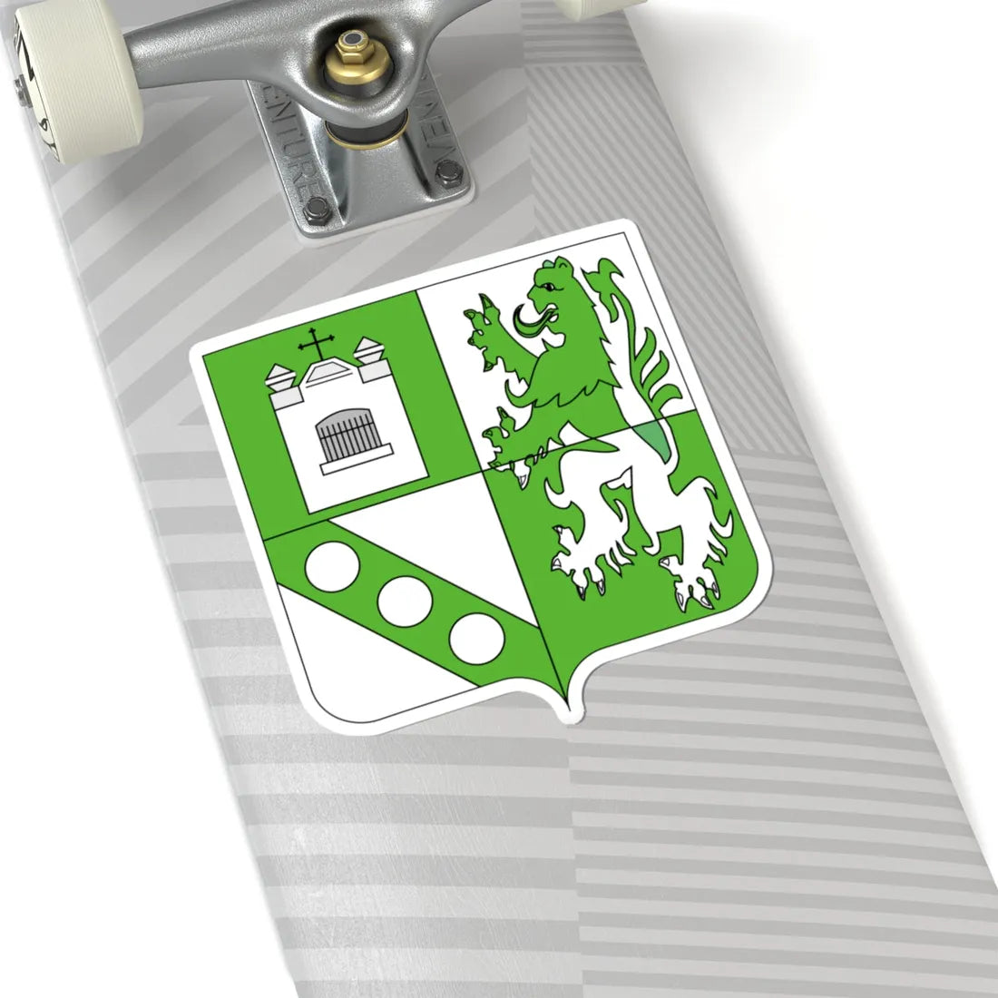 Blason Berchem-Sainte-Agathe (Belgium) (Coat of Arms) STICKER Vinyl Kiss-Cut Decal - The Sticker Space