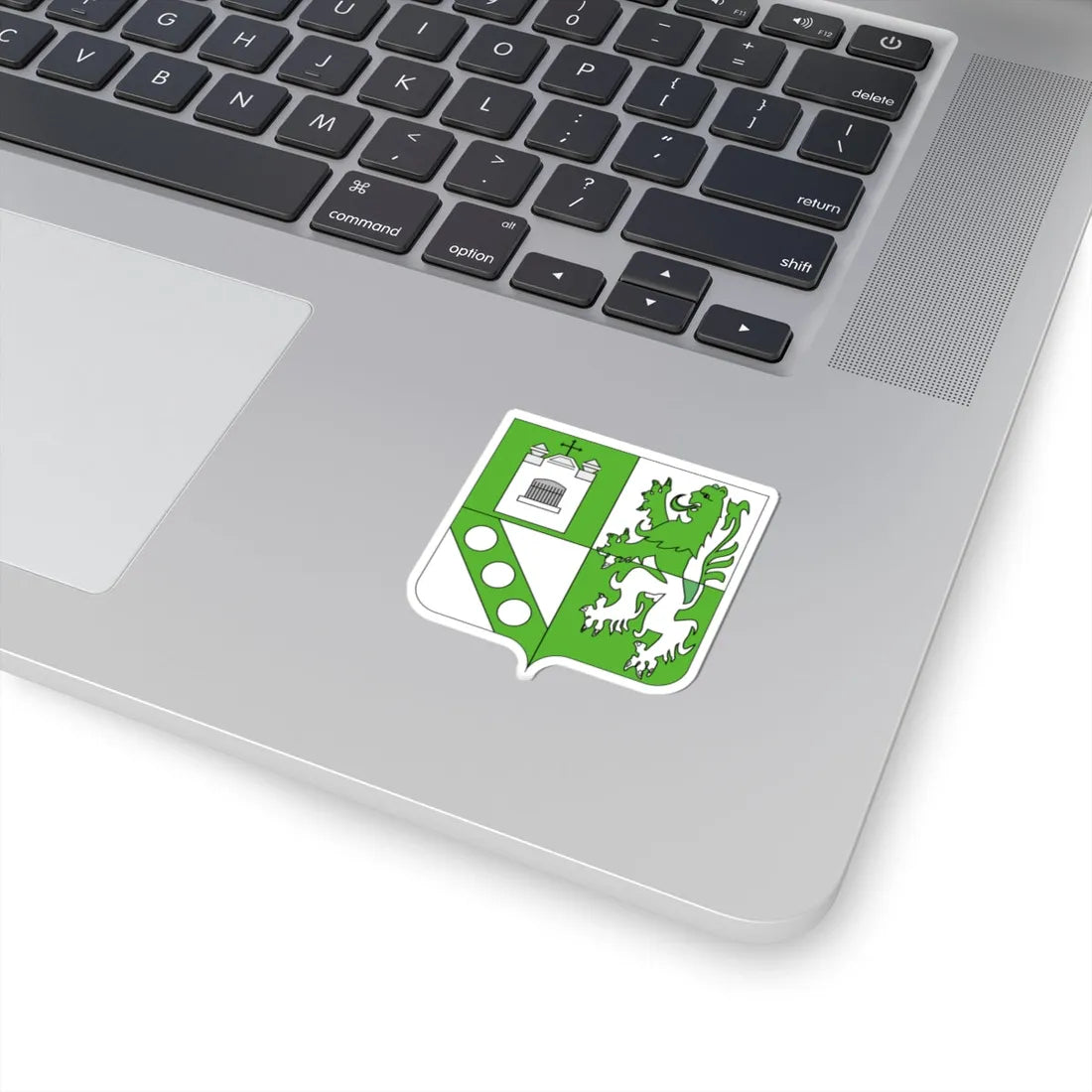Blason Berchem-Sainte-Agathe (Belgium) (Coat of Arms) STICKER Vinyl Kiss-Cut Decal - The Sticker Space