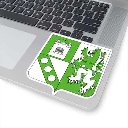 Blason Berchem-Sainte-Agathe (Belgium) (Coat of Arms) STICKER Vinyl Kiss-Cut Decal - The Sticker Space