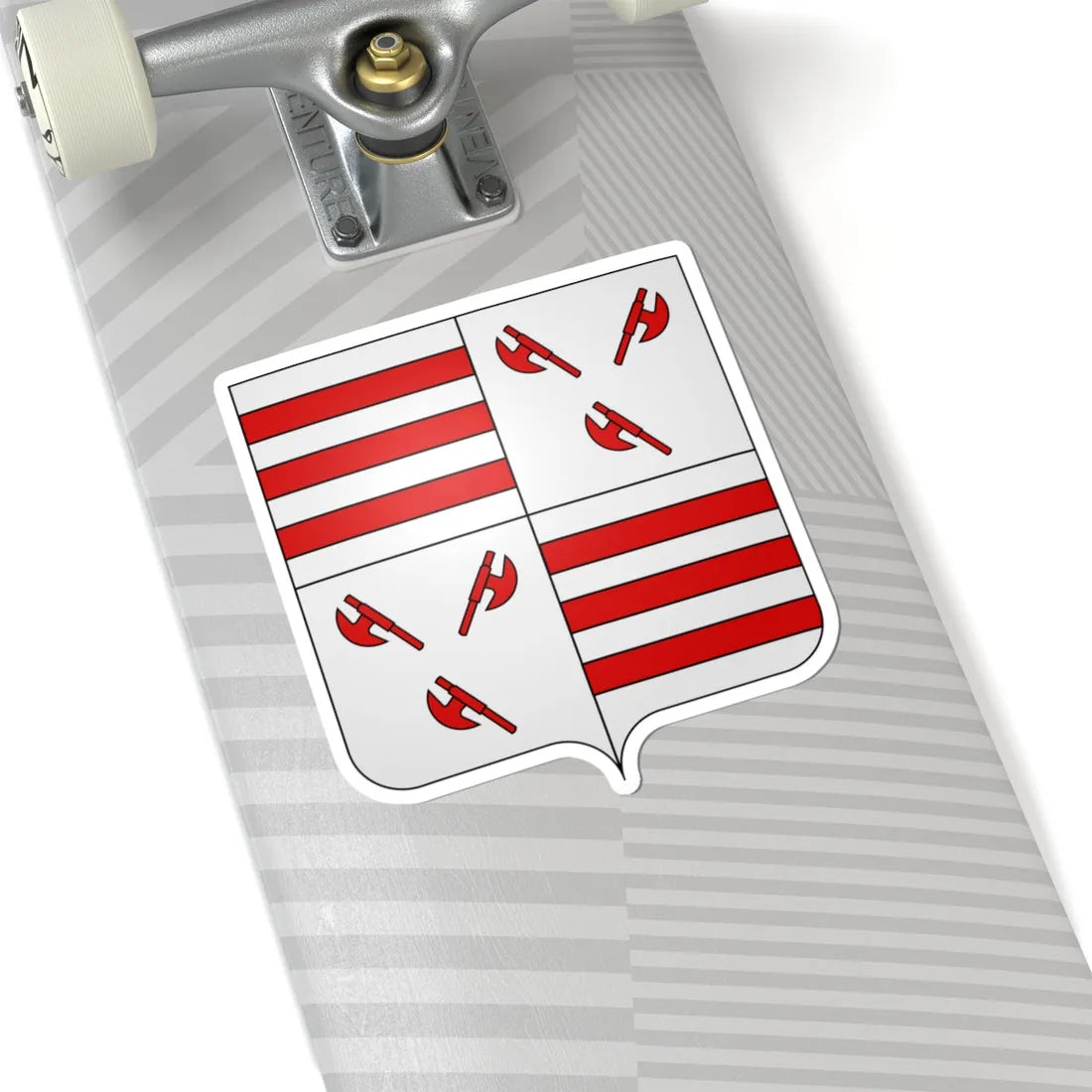 Blason Bever (Belgium) (Coat of Arms) STICKER Vinyl Kiss-Cut Decal - The Sticker Space