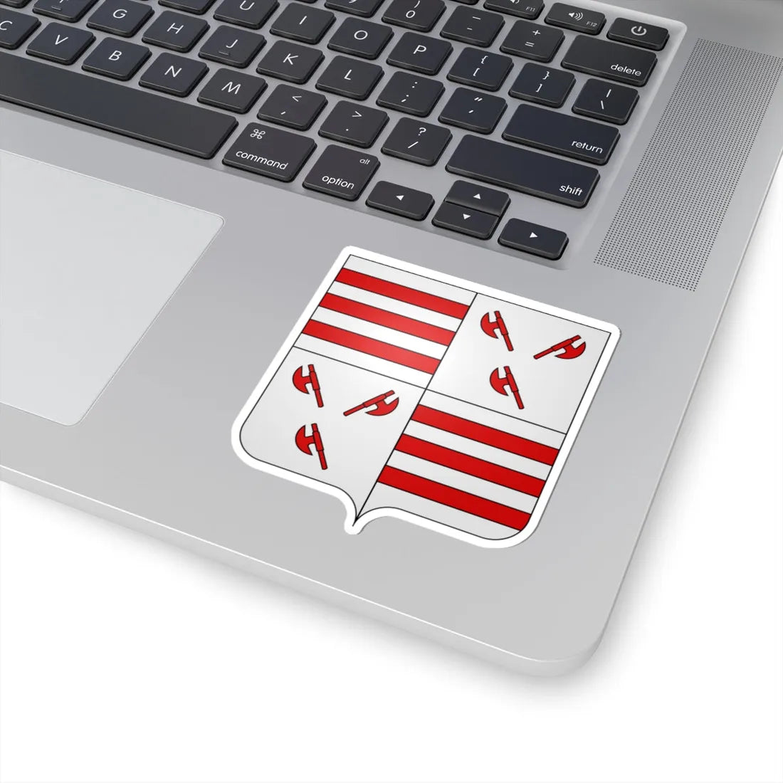 Blason Bever (Belgium) (Coat of Arms) STICKER Vinyl Kiss-Cut Decal - The Sticker Space