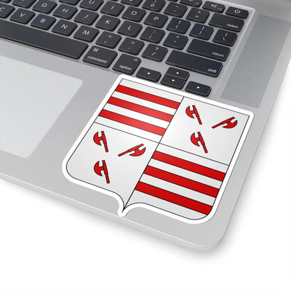 Blason Bever (Belgium) (Coat of Arms) STICKER Vinyl Kiss-Cut Decal - The Sticker Space