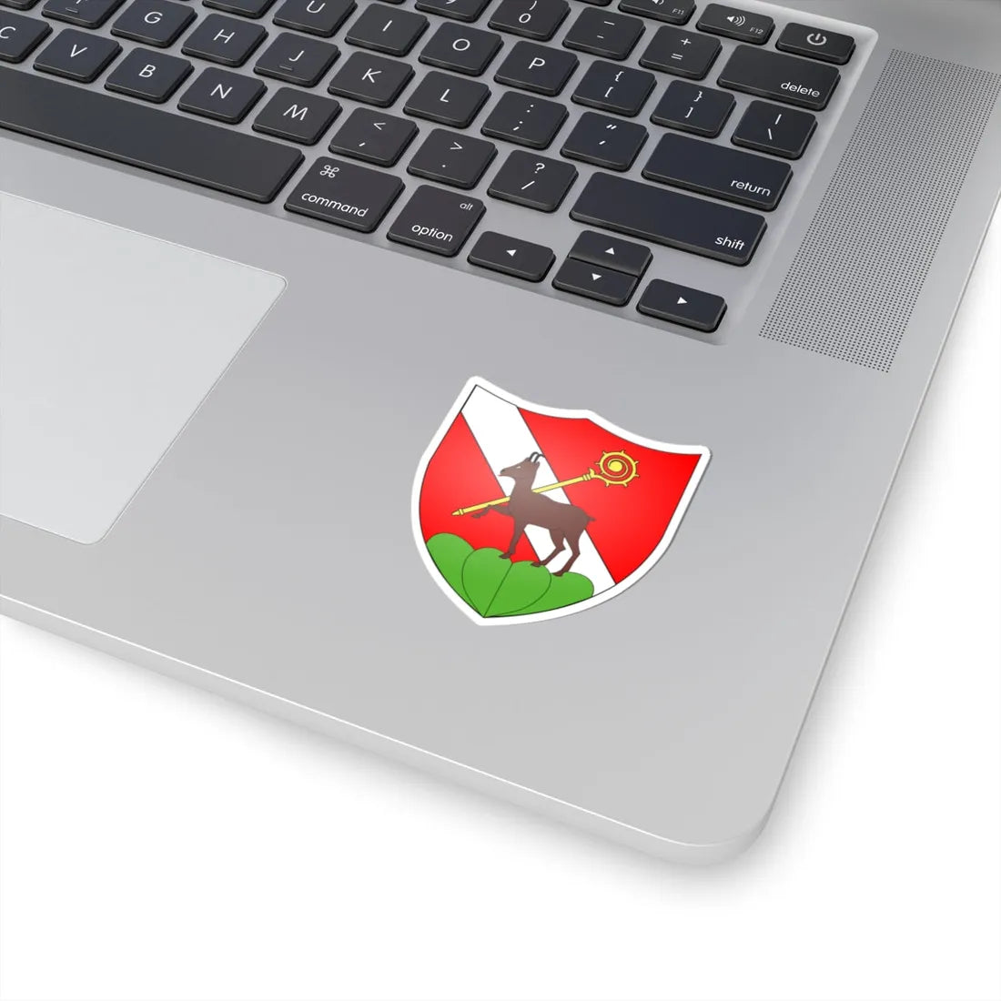 Blason Botterens suisse (Switzerland) (Coat of Arms) STICKER Vinyl Kiss-Cut Decal - The Sticker Space