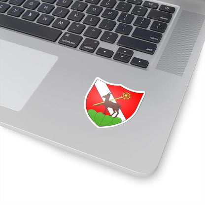 Blason Botterens suisse (Switzerland) (Coat of Arms) STICKER Vinyl Kiss-Cut Decal - The Sticker Space
