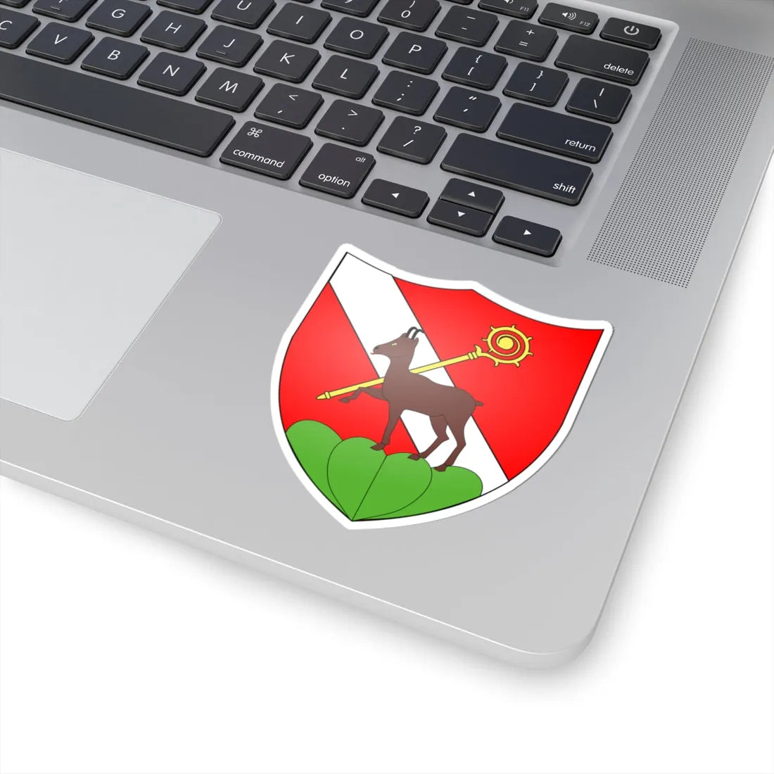 Blason Botterens suisse (Switzerland) (Coat of Arms) STICKER Vinyl Kiss-Cut Decal - The Sticker Space